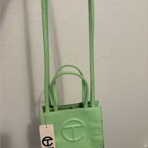 Telfar Green Mini Bag
